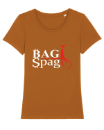 Spaga Tricou mânecă scurtă guler larg fitted Damă Expresser