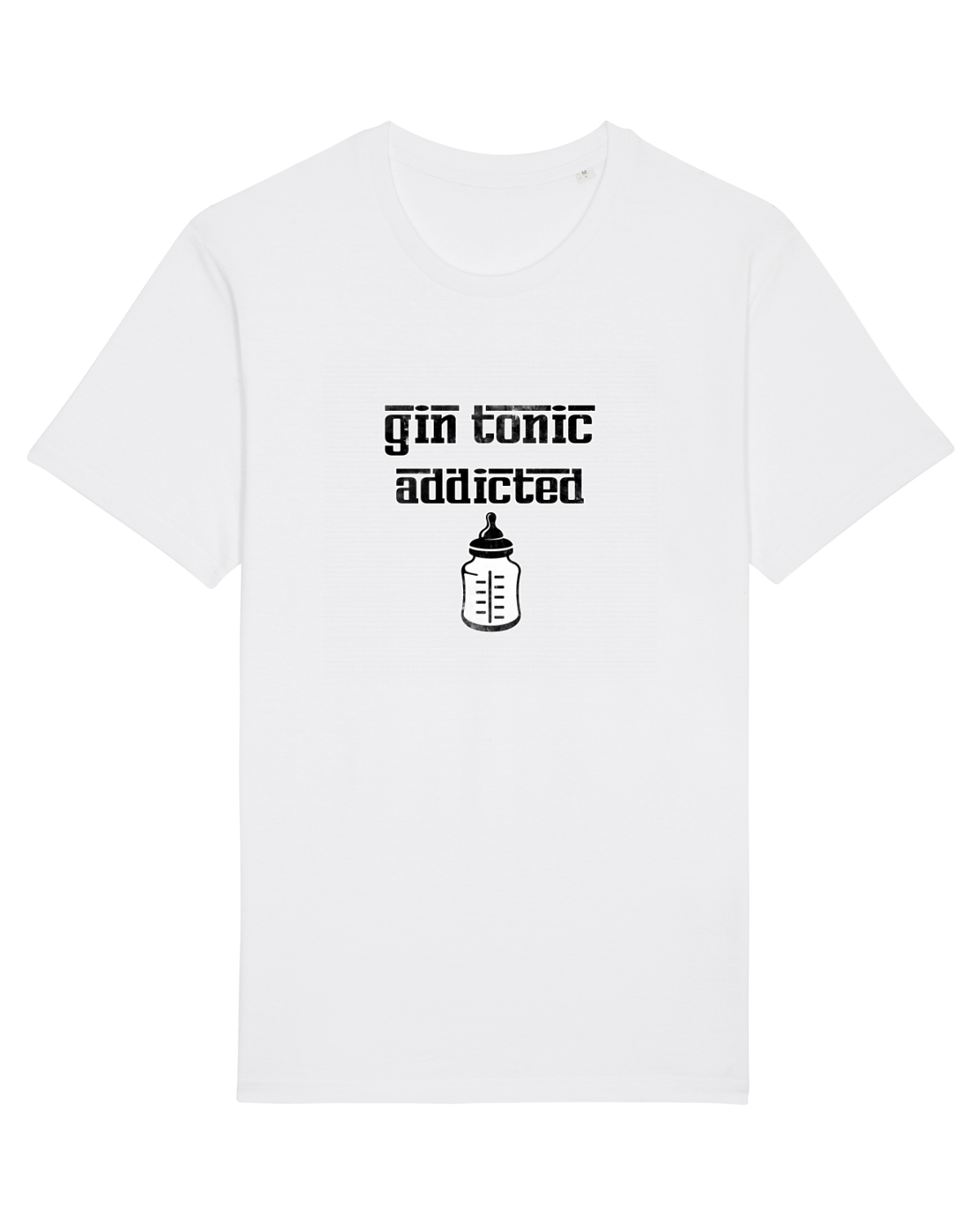 Tricou mânecă scurtă Unisex Rocker White