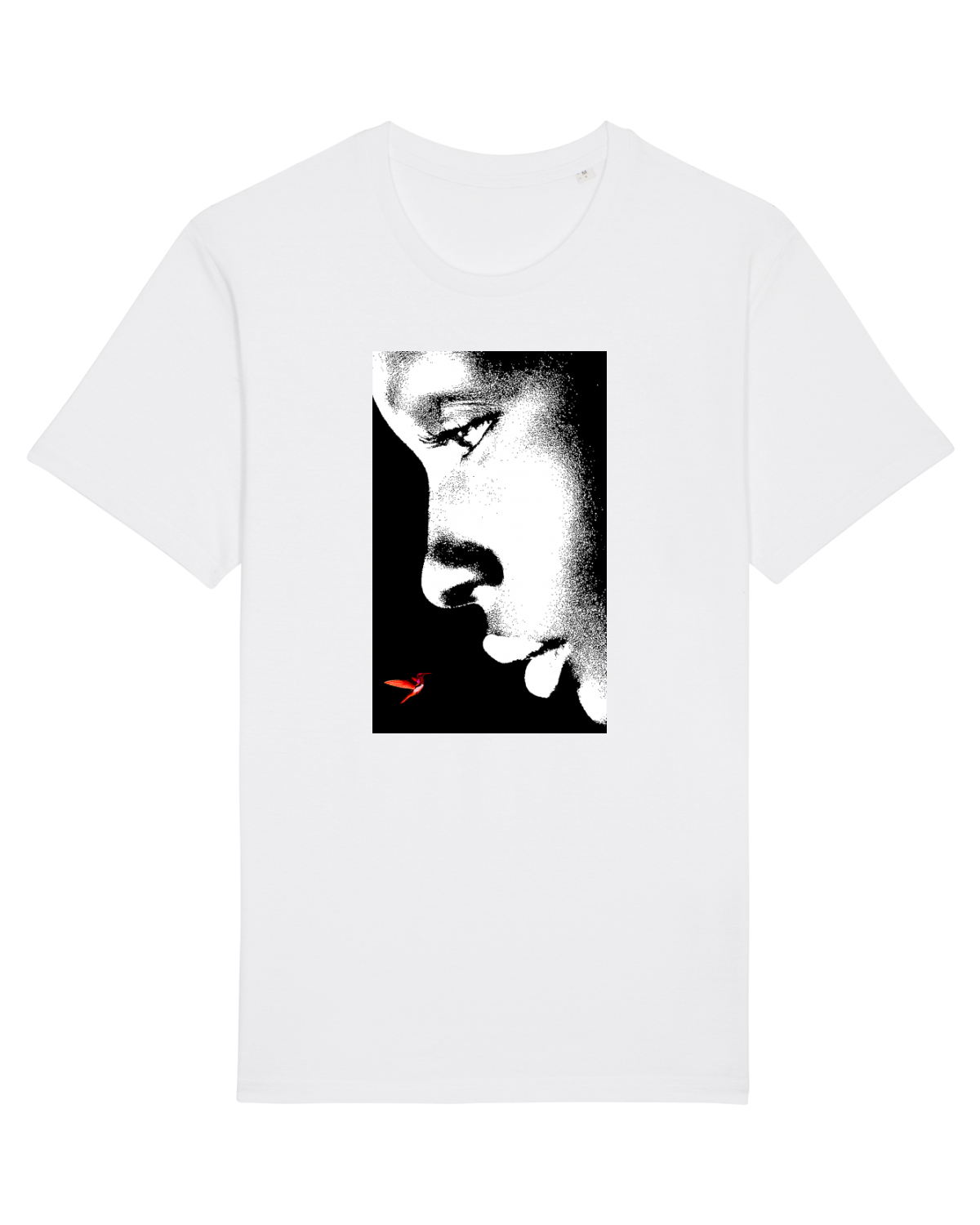 Tricou mânecă scurtă Unisex Rocker White