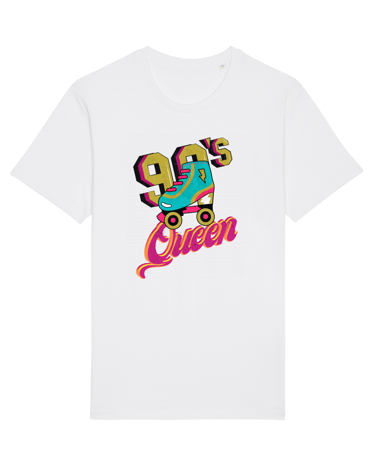 Tricou mânecă scurtă Unisex Rocker White