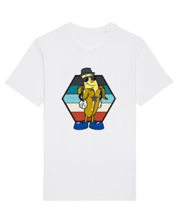 Retro Cool Banana White