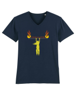 Fire master Tricou mânecă scurtă guler V Bărbat Presenter