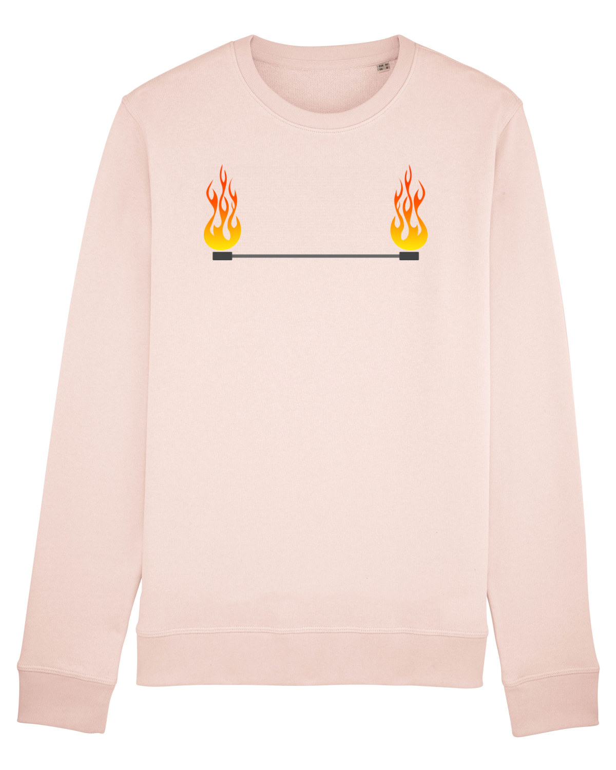 Bluză mânecă lungă Unisex Rise Candy Pink