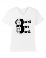 Barba Bere Burta Tricou mânecă scurtă guler V Bărbat Presenter