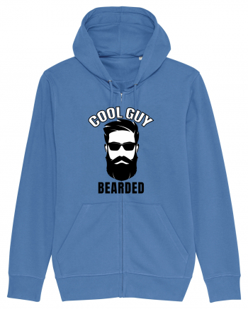 Cool Guy Bearded Bright Blue