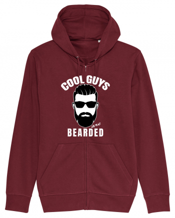 Cool Guys Are Bearded Burgundy