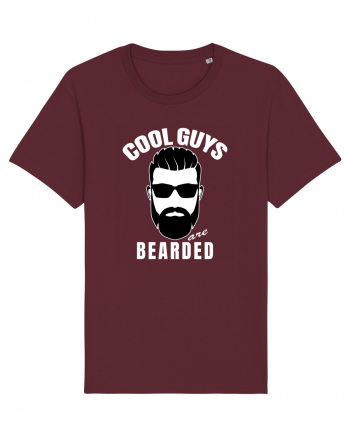 Cool Guys Are Bearded Burgundy