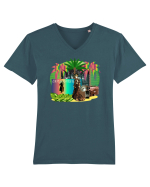 Exploration world Tricou mânecă scurtă guler V Bărbat Presenter