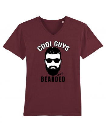 Cool Guys Are Bearded Burgundy