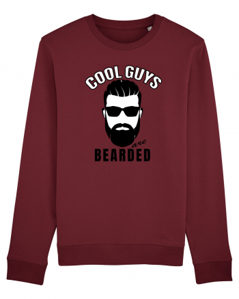 Cool Guys Are Bearded Burgundy