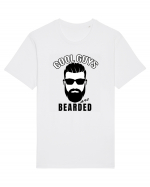 Cool Guys Are Bearded Tricou mânecă scurtă Unisex Rocker