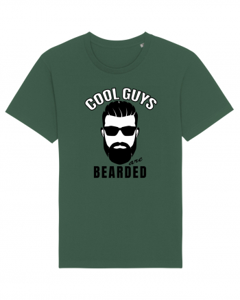 Cool Guys Are Bearded Bottle Green