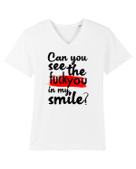My Smile Tricou mânecă scurtă guler V Bărbat Presenter