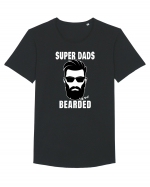 Super Dads Are Bearded Tricou mânecă scurtă guler larg Bărbat Skater