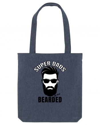 Super Dads Are Bearded Midnight Blue