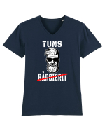 Tuns Barbierit Tricou mânecă scurtă guler V Bărbat Presenter