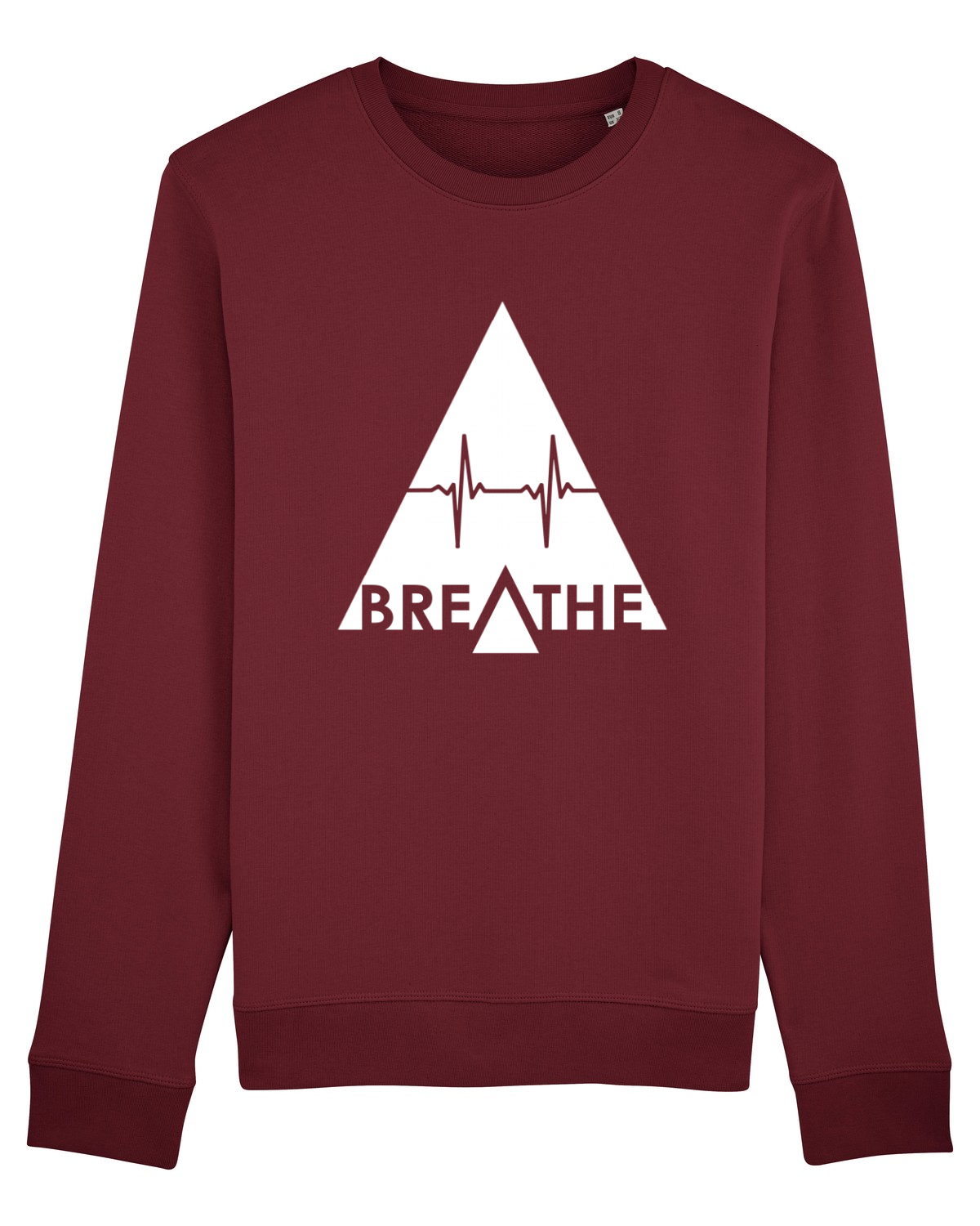 Bluză mânecă lungă Unisex Rise Burgundy