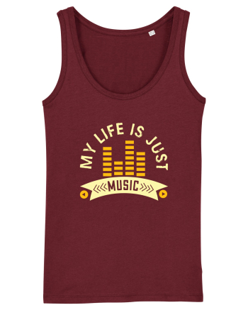 My Life is Just Music Burgundy