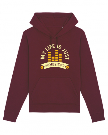 My Life is Just Music Burgundy