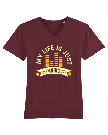 My Life is Just Music Burgundy