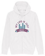 My Life is Just Music Hanorac cu fermoar Unisex Connector