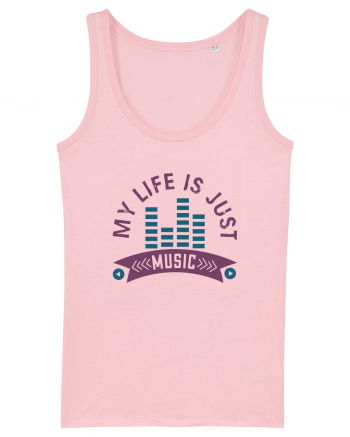 My Life is Just Music Cotton Pink