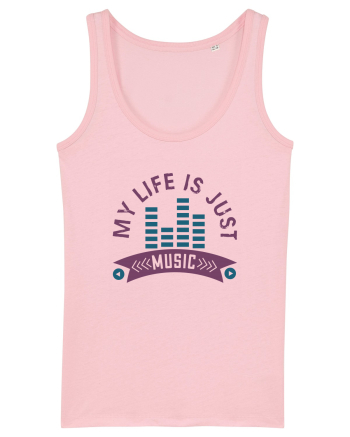 My Life is Just Music Cotton Pink