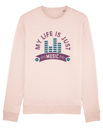 My Life is Just Music Bluză mânecă lungă Unisex Rise