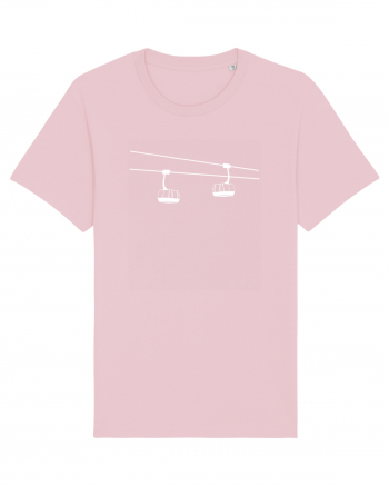 Ski lift - white Cotton Pink