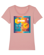 The BEST TEAM Tricou mânecă scurtă guler larg fitted Damă Expresser