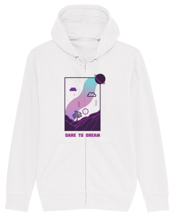 Mesaj motivational - DARE TO DREAM White