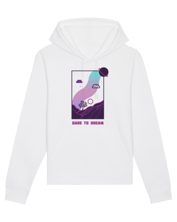 Mesaj motivational - DARE TO DREAM White