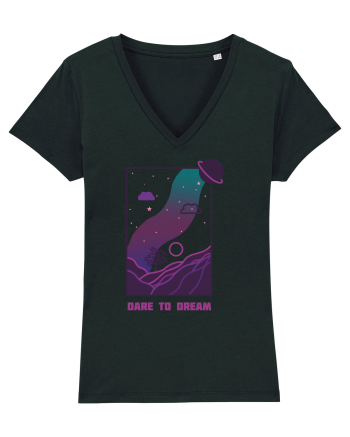 Mesaj motivational - DARE TO DREAM Black