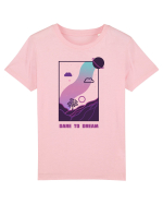 Mesaj motivational - DARE TO DREAM Tricou mânecă scurtă  Copii Mini Creator