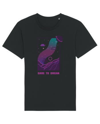 Mesaj motivational - DARE TO DREAM Black