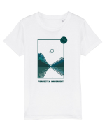 Mesaj motivational - PERFECTLY IMPERFECT Tricou mânecă scurtă  Copii Mini Creator