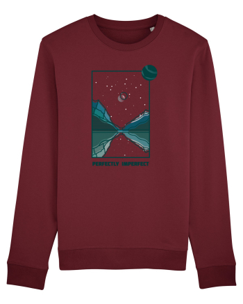 Mesaj motivational - PERFECTLY IMPERFECT Burgundy