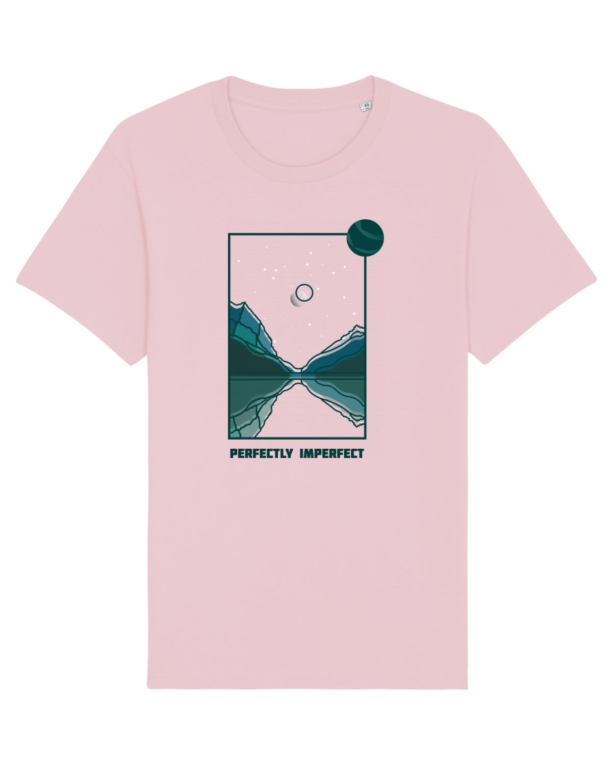 Tricou mânecă scurtă Unisex Rocker Cotton Pink