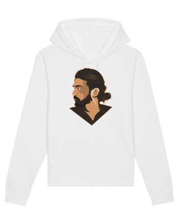 illustratie - Bearded Man White