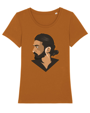 illustratie - Bearded Man Roasted Orange