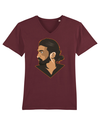 illustratie - Bearded Man Burgundy