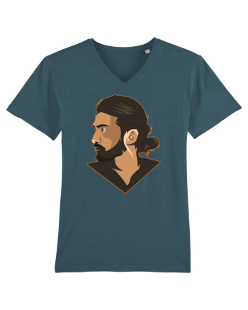 illustratie - Bearded Man Stargazer