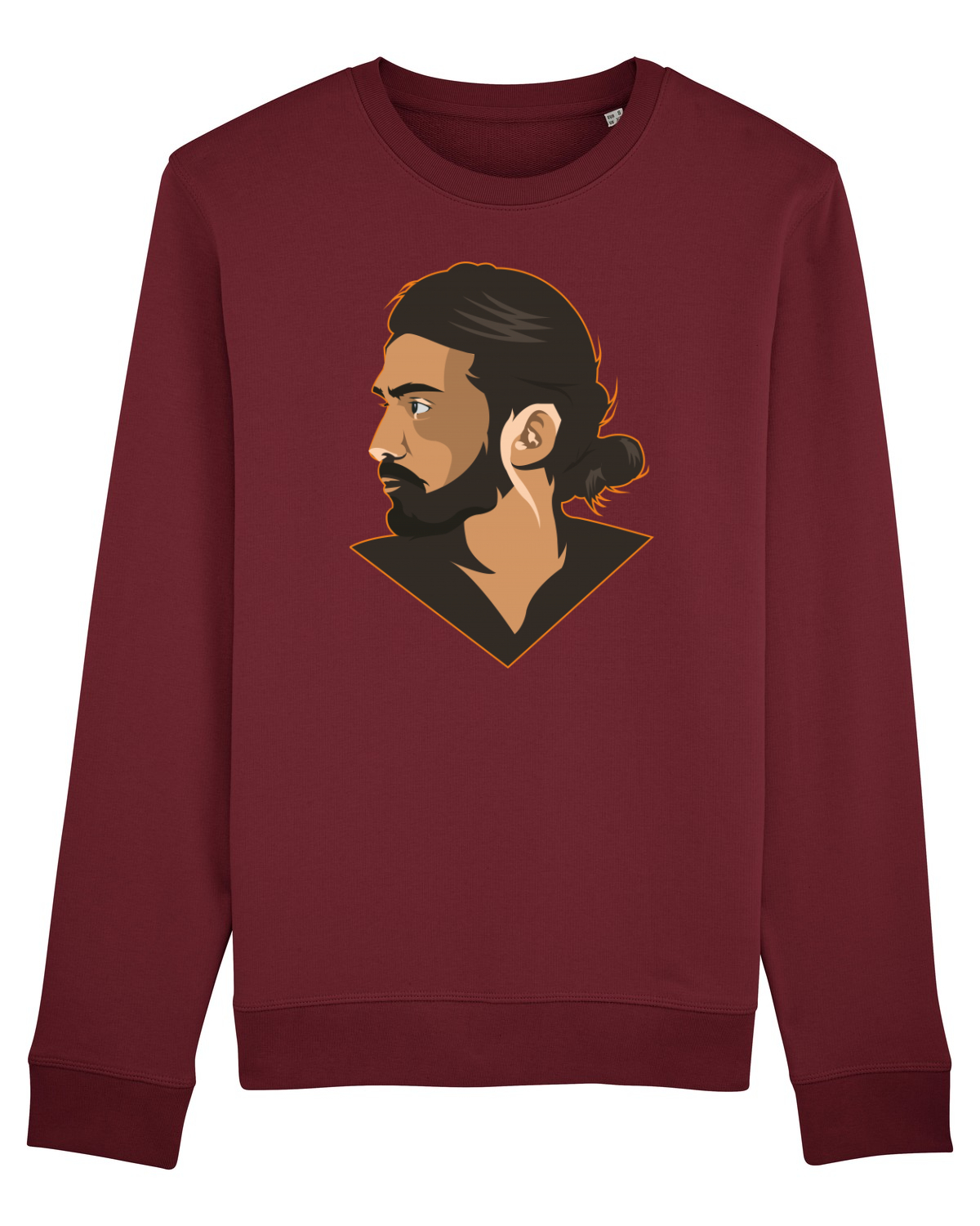 Bluză mânecă lungă Unisex Rise Burgundy