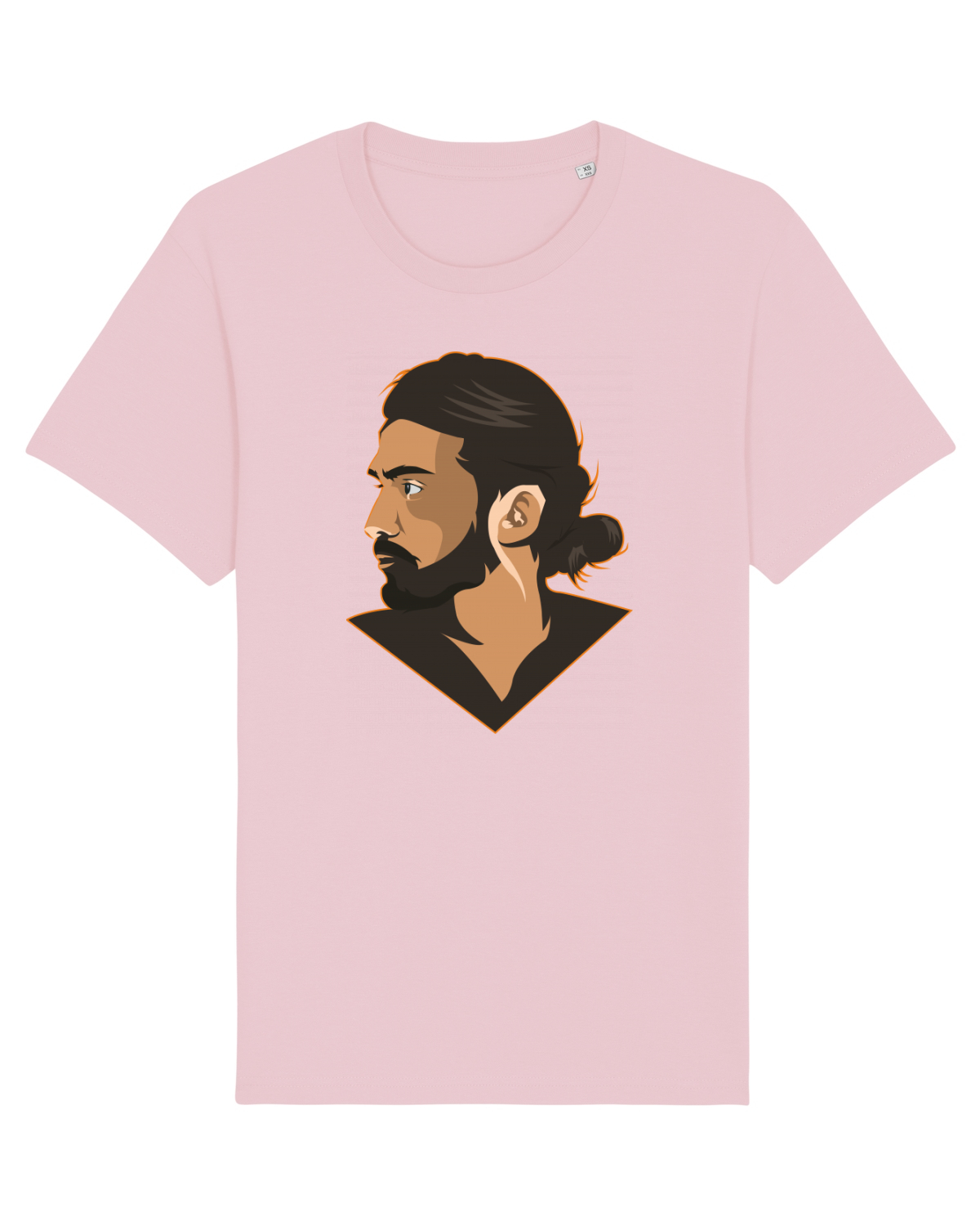 Tricou mânecă scurtă Unisex Rocker Cotton Pink