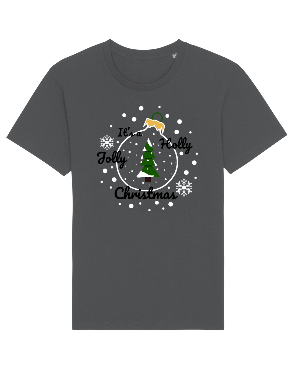 Tricou mânecă scurtă Unisex Rocker Anthracite