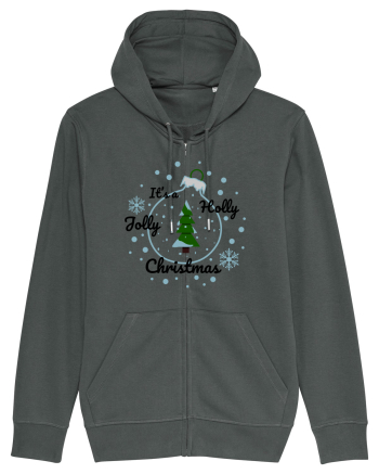 Mesaj de Craciun : It's a Holly Jolly Christmas - Albastru Anthracite