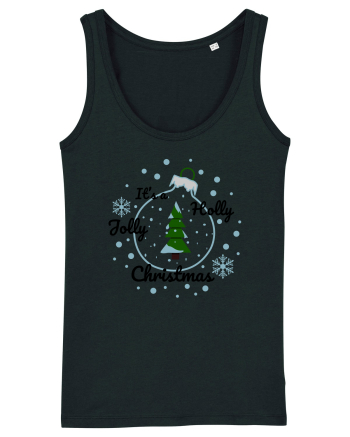 Mesaj de Craciun : It's a Holly Jolly Christmas - Albastru Black