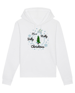 Mesaj de Craciun : It's a Holly Jolly Christmas - Albastru Hanorac Unisex Drummer