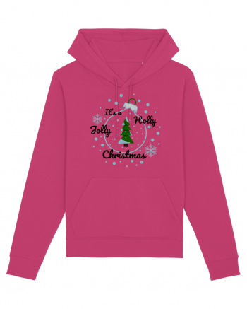 Mesaj de Craciun : It's a Holly Jolly Christmas - Albastru Raspberry