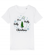 Mesaj de Craciun : It's a Holly Jolly Christmas - Albastru Tricou mânecă scurtă  Copii Mini Creator